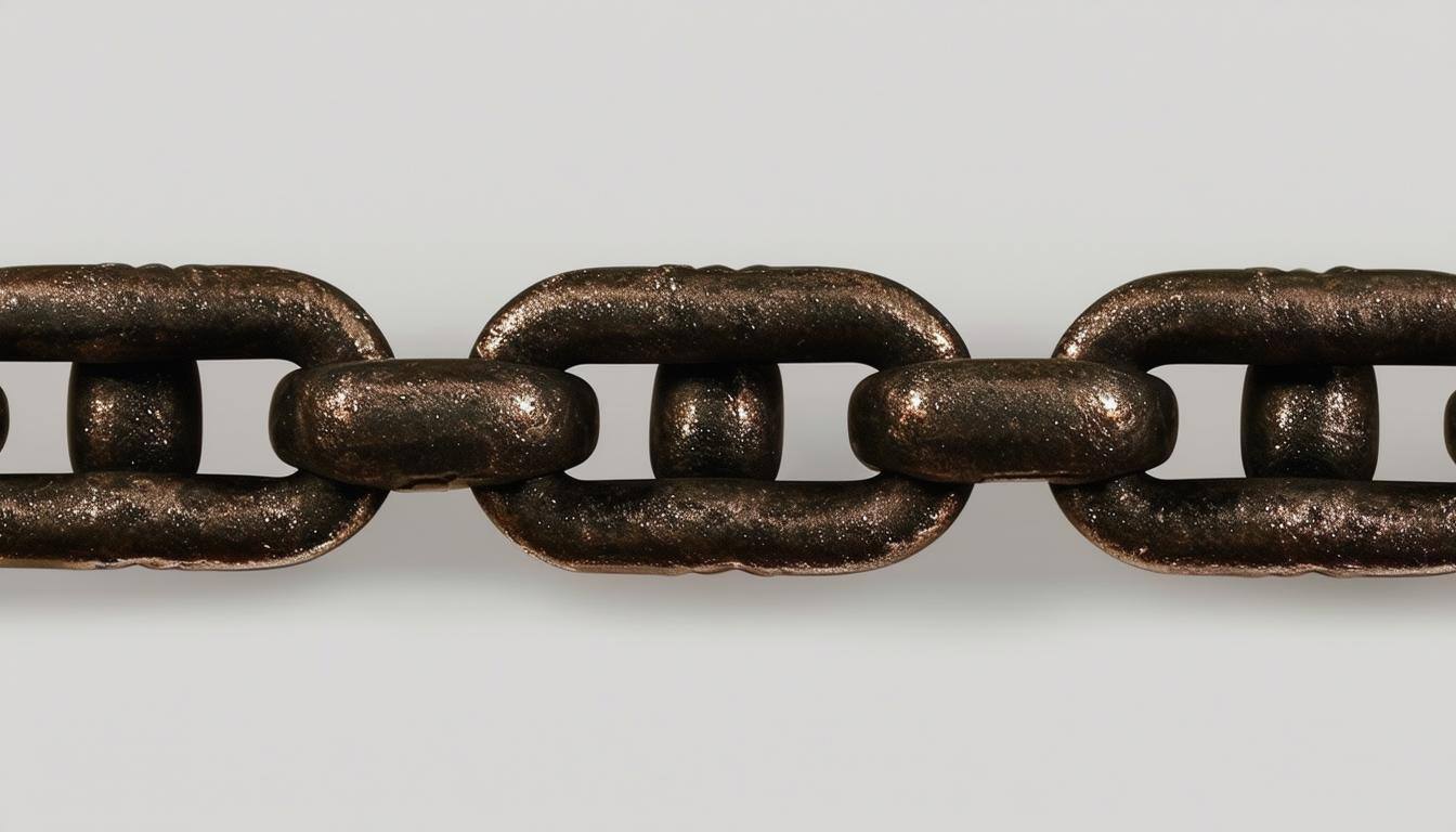 metal chain with large links