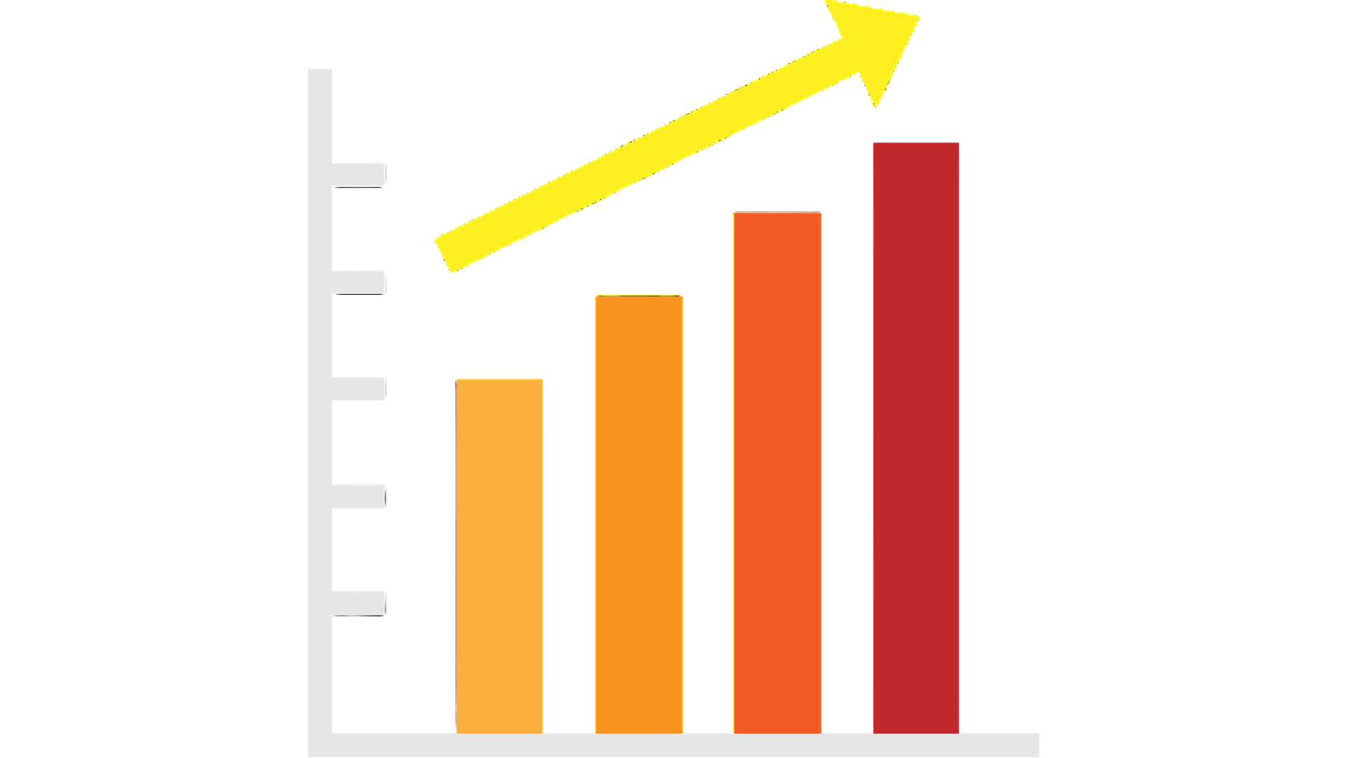 graph chart showing upward growth